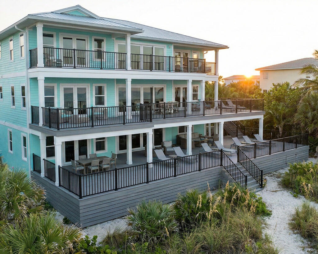 Oceanfront decks Volusia and Flagler counties